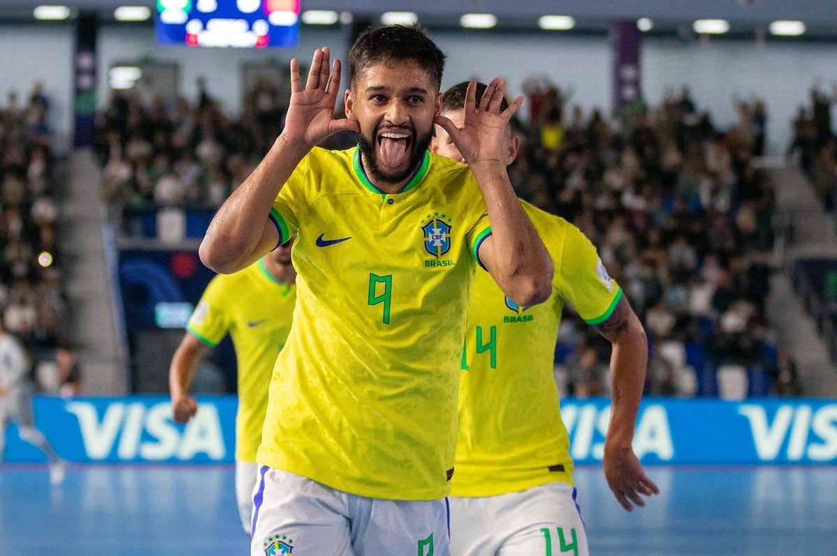 Brasil vs Ucrânia: confira onde assistir à semifinal da Copa do Mundo de Futsal